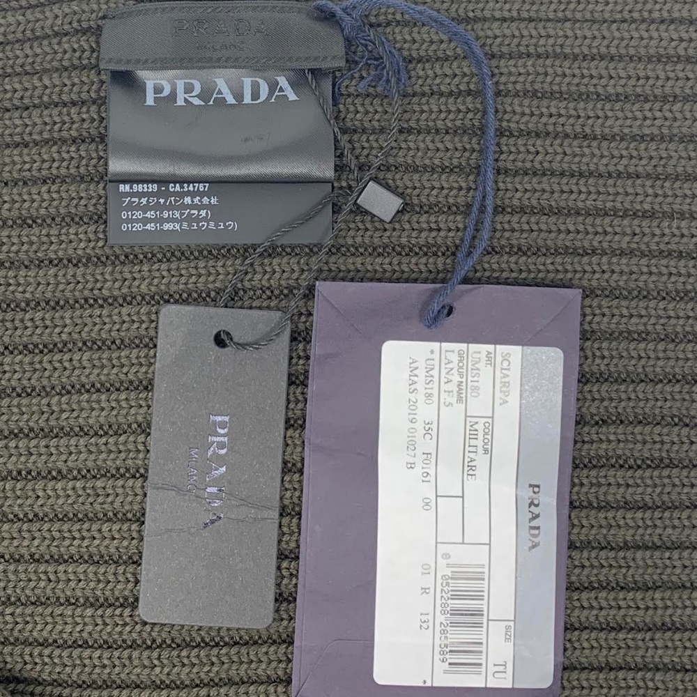 Prada Wool Scarf - Picture 3 of 3